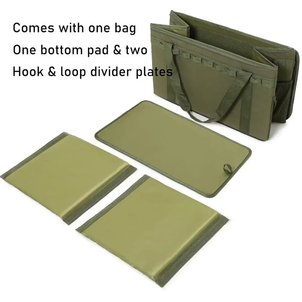 Tactical Camping Storage Bag 46L Utility Tote Trunk Organizer Green NOB